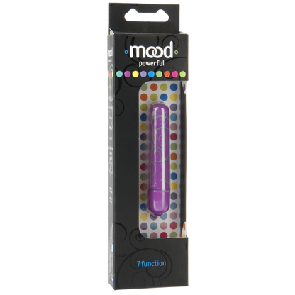 Mood Powerful 7 Function Small Bullet Vibrator Purple