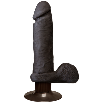 The Vibro Realistic Cock UR3 Vibrator 6 Inch - Brown