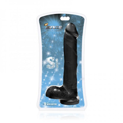 9 inches Cock with Balls & Suction Cup Black