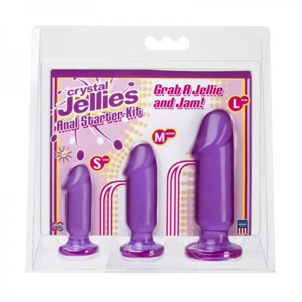 Crystal Jellies Anal Starter Kit Purple