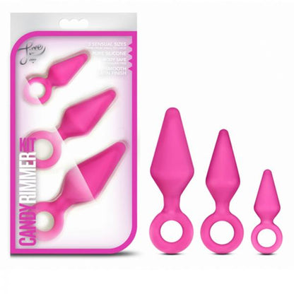 Candy Rimmer Kit Butt Plug Fuchsia Pink