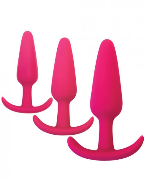 Gossip Rump Rockers 3 Piece Anal Training Set Pink