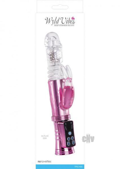 Wyld Vibes Bunny Deep Stroker Vibrator Pink