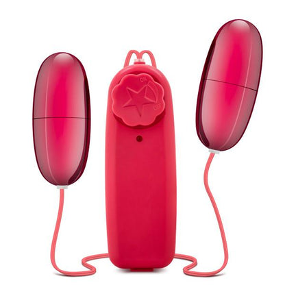 Double Pop Eggs Cerise Pink Vibrating Bullet