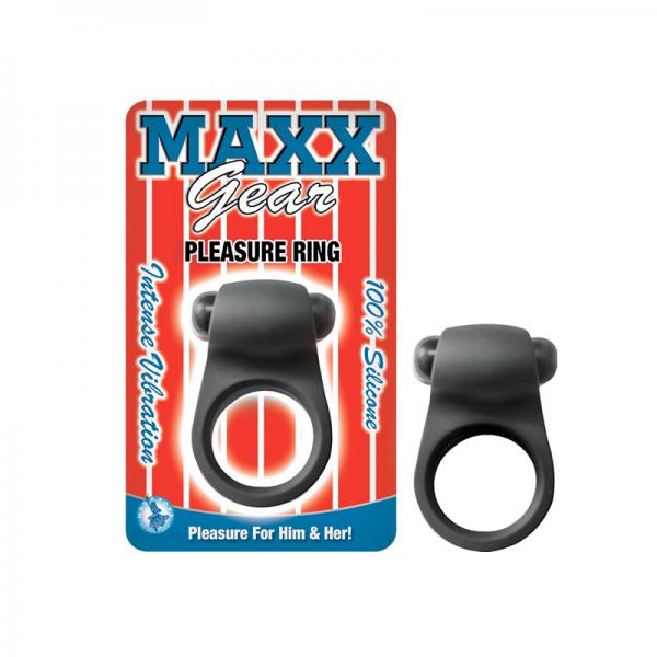 Maxx Gear Pleasure Vibrating Ring Black