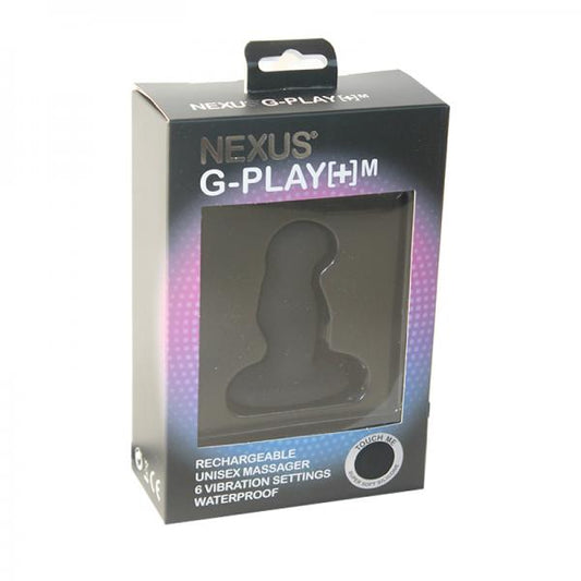 Nexus Gplaymed+ Unisex Vibrator - Black