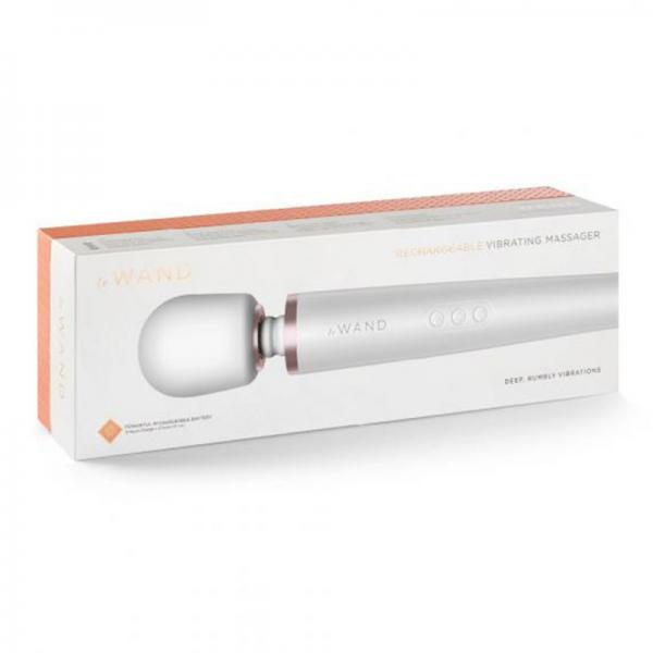 Le Wand Pearl White Rechargeable Massager