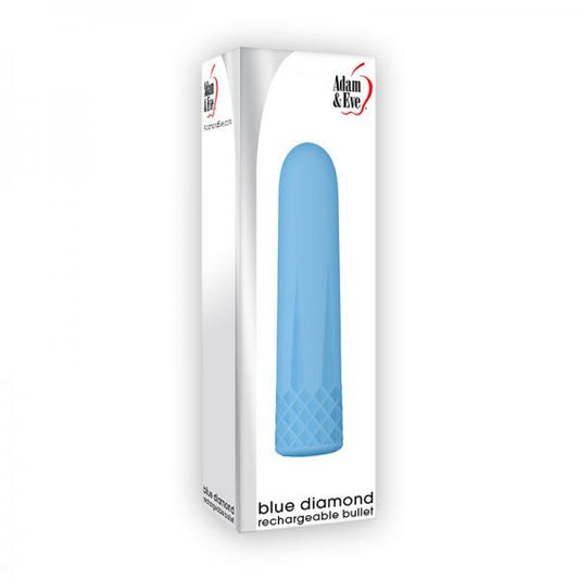 A&e Blue Diamond Bullet 10 Function And Functions Rechargeable Usb Cord Included Waterproof